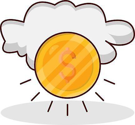 EPS 해외이미지 돈 일러스트 사람없음 금융 동전 해외일러스트 경제 재산 파일형식 벡터 이미지허브