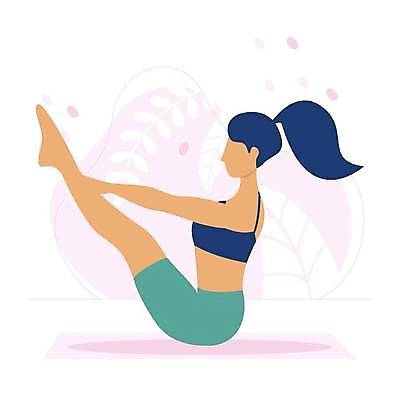 EPS 해외이미지 여자 일러스트 요가 한명 성인 운동복 뷰티 건강관리 스트레칭 요가자세 균형 다리들기 필라테스 얼굴없음 성인여자한명만 해외일러스트 1 웰빙 옷 포즈 모션 건강 관리 사람 운동 여자한명만 성인여자만 파일형식 벡터 이미지허브