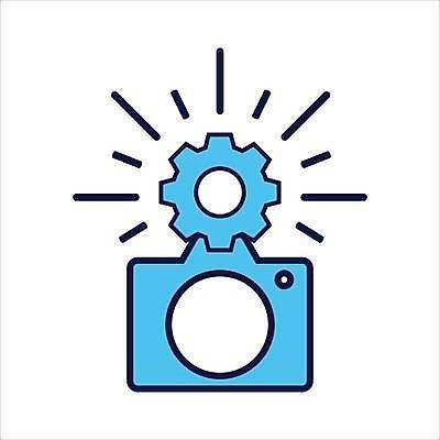 EPS 해외이미지 디자인 산업 컨셉 인터넷 일러스트 통신 그래픽 컴퓨터 사무실 카메라 디지털 사진촬영 기계 장비 과학기술 정보 수리 통제 필름 서비스 옵션 그림 기어 셔터 설정 유지 진행 고립 구성 해외일러스트 비즈니스 기술 전자제품 촬영 파일형식 벡터 이미지허브