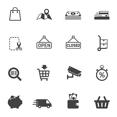 EPS 해외이미지 지도 지폐 일러스트 돋보기 사람없음 세트 픽토그램 쇼핑백 검은색 쇼핑카 수레 팻말 돼지저금통 오픈 신용카드 퍼센트 지갑 장바구니 바코드 결제 감시카메라 택배상자 타이머 탑차 해외일러스트 컬러 돈 가방 프레임 금융 쇼핑 상자 바구니 카메라 카트 저금통 트럭 특수기호 택배 파일형식 벡터 이미지허브