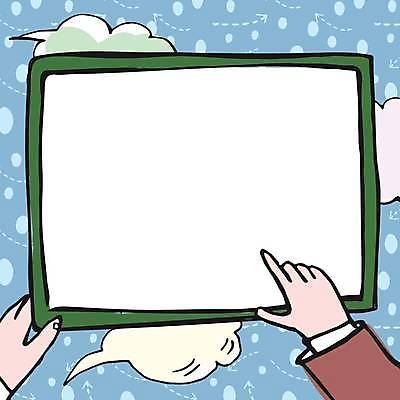 EPS 해외이미지 손 말풍선 일러스트 프레임 신체부위 사각형 가리킴 잡기 카피스페이스 해외일러스트 도형 모션 사람 손짓 공백 파일형식 벡터 이미지허브