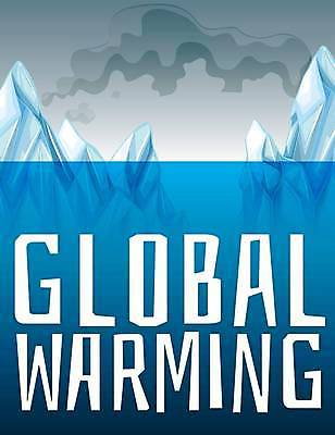 EPS 해외이미지 영어 포스터 바다 일러스트 타이포그라피 사람없음 파란색 환경오염 연기 위험 북극 빙산 지구온난화 해외일러스트 문자 컬러 컨셉 극지방 기후변화 파일형식 벡터 이미지허브