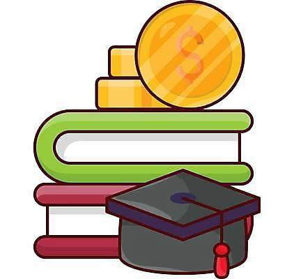 EPS 해외이미지 교육 돈 일러스트 학사모 사람없음 책 금융 동전 해외일러스트 모자_잡화 졸업 경제 재산 파일형식 벡터 이미지허브