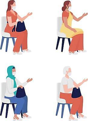 EPS 해외이미지 클립아트 백인 캐릭터 디자인 여자 실루엣 문화 얼굴 백그라운드 의자 일러스트 병원 가면 사람 앉기 성인 그래픽 세트 환자 흰색 기다림 플랫 이슬람교 만화 인도인 심플 안락의자 애니메이션 다민족 조립 고립 옛날 미니멀 해외일러스트 일러캐릭터 서양인 외국인 종교 컬러 가구 의학 모션 촬영기법 동양인 신체부위 파일형식 벡터 생활용품 인종 오브젝트 이미지허브