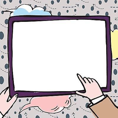 EPS 해외이미지 손 말풍선 일러스트 프레임 신체부위 사각형 가리킴 잡기 카피스페이스 해외일러스트 도형 모션 사람 손짓 공백 파일형식 벡터 이미지허브