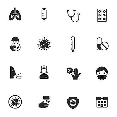 EPS 해외이미지 일러스트 청진기 사람모양 바나나 병원 주사기 마스크 사람없음 세트 픽토그램 알약 검은색 간호사 허파 바이러스 보호 씻기 사과 체온계 방패 손씻기 박테리아 기침 해외일러스트 모양 컬러 컨셉 과일 의학 의료기기 약 청결 의료진 호흡기관 온도계 파일형식 벡터 이미지허브