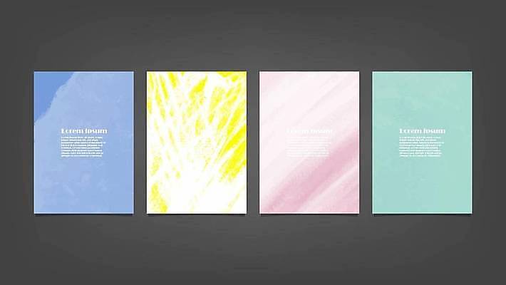 EPS 해외이미지 디자인 배너 백그라운드 일러스트 추상 사람없음 세로 세트 해외일러스트 무늬 파일형식 벡터 이미지허브