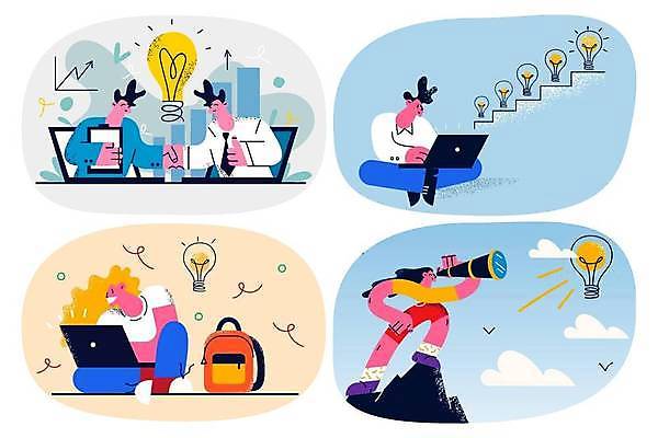 EPS 해외이미지 전신 여자 남자 일러스트 전구 모바일 협력 악수 책가방 아이디어 협상 여러명 상반신 성인 노트북 계단 망원경 성장 비즈니스맨 정상 온라인 찾기 화상통화 성인만 해외일러스트 다수 컨셉 가방 비즈니스 모션 사람 손짓 전자제품 직장인 통화 파일형식 벡터 이미지허브