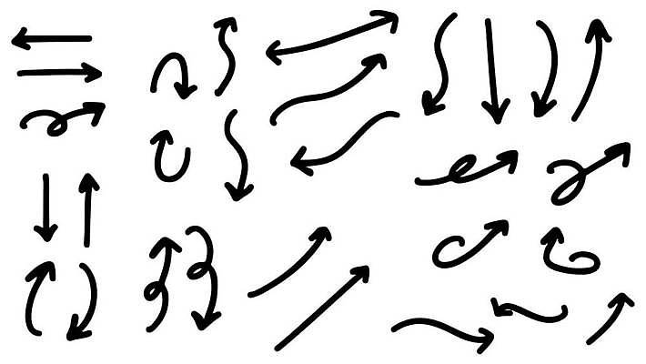 EPS 해외이미지 화살표 일러스트 사람없음 손그림 디자인소스 해외일러스트 파일형식 벡터 편집소스 이미지허브