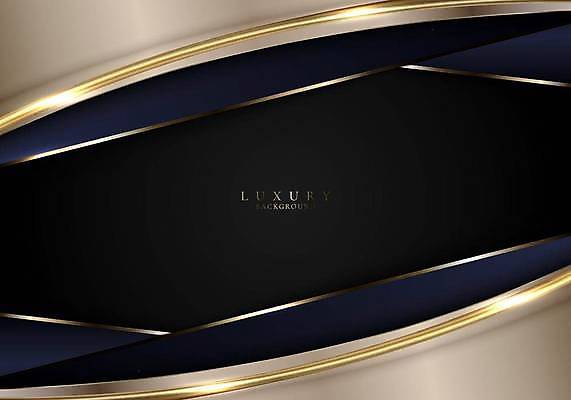 EPS 해외이미지 디자인 일러스트 사람없음 검은색 금색 고급 우아함 남색 겹침 베이지색 엘리먼트 해외일러스트 컬러 컨셉 파일형식 벡터 이미지허브