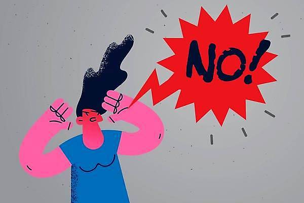 EPS 해외이미지 여자 말풍선 일러스트 한명 상반신 성인 외침 회색 분노 거절 성인여자한명만 해외일러스트 1 감정 컬러 컨셉 사람 소리 여자한명만 성인여자만 파일형식 벡터 이미지허브