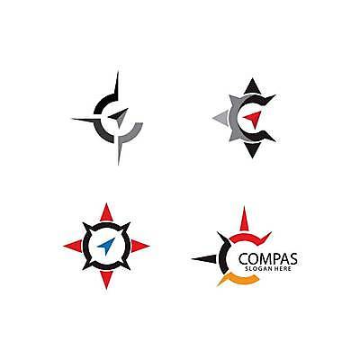 EPS 해외이미지 일러스트 사람없음 나침반 방향 심볼 해외일러스트 파일형식 벡터 이미지허브