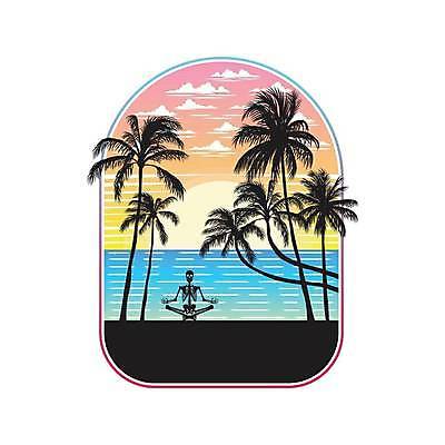 EPS 해외이미지 디자인 바다 일러스트 해골 사람없음 야자수 태양 심볼 아치 가부좌 해외일러스트 자연요소 나무 뼈 앉기 파일형식 벡터 이미지허브