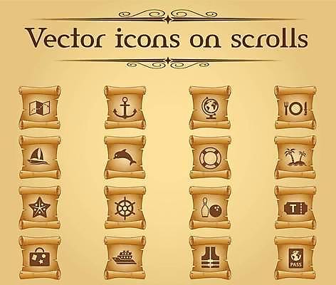 EPS 해외이미지 식기 섬 지도 일러스트 불가사리 사람없음 세트 갈색 지구본 여행가방 빈티지 티켓 볼링핀 크루즈 두루마리 심볼 돌고래 키_배핸들 여권 볼링공 구명조끼 튜브 닻 스크롤 양피지 해외일러스트 컬러 컨셉 배_교통 가방 공 포유류 극피동물 수중동물 볼링용품 핸들 구조용품 파일형식 벡터 이미지허브