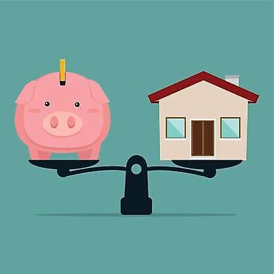 EPS 해외이미지 일러스트 주택 사람없음 동전 저축 돼지저금통 비교 투자 청록색 양팔저울 해외일러스트 컬러 컨셉 돈 비즈니스 저울 건물 금융 저금통 파일형식 벡터 이미지허브