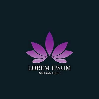 EPS 해외이미지 디자인 일러스트 사람없음 보라색 스파 심볼 해외일러스트 컬러 파일형식 벡터 이미지허브