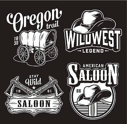 EPS 해외이미지 알파벳 백그라운드 일러스트 흑백 타이포그라피 사람없음 검은색 흰색 빈티지 카우보이 심볼 복고 도끼 마차 카우보이모자 서부 해외일러스트 문자 모자_잡화 영어 교통수단 컬러 컨셉 촬영기법 파일형식 벡터 이미지허브