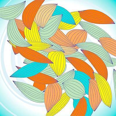 EPS 해외이미지 계절 단풍 잎 일러스트 추상 가을 떨어짐 해외일러스트 식물 컨셉 무늬 파일형식 벡터 이미지허브