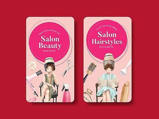 EPS 해외이미지 헤어스타일 여자 분홍색 일러스트 앉기 상반신 성인 두명 다리꼬기 머리빗 머리핀 미용실 드라이어 분무기 머리손질 헤어관리 미용가위 스타일링 파마기구 얼굴없음 성인여자만 해외일러스트 컬러 장신구 모션 가위_도구 사람 뷰티 미용용품 뷰티샵 여자만 성인만 파일형식 벡터 이미지허브