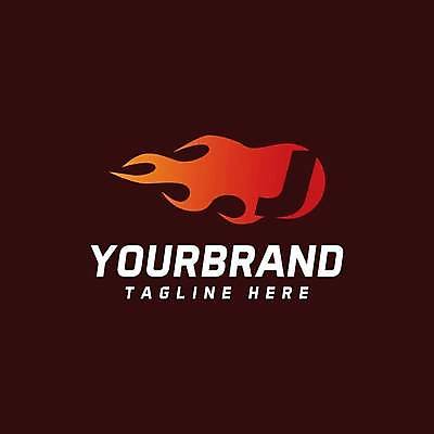 EPS 해외이미지 디자인 일러스트 불 사람없음 빨간색 심볼 J 브랜딩 해외일러스트 자연요소 알파벳 컬러 파일형식 벡터 이미지허브