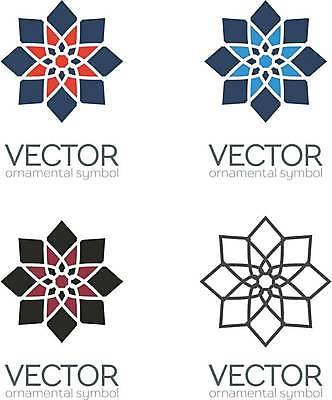 EPS 해외이미지 디자인 일러스트 추상 사람없음 세트 오리엔탈 심볼 만다라 해외일러스트 무늬 파일형식 벡터 이미지허브