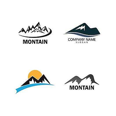 EPS 해외이미지 일러스트 산 사람없음 심볼 해외일러스트 파일형식 벡터 이미지허브