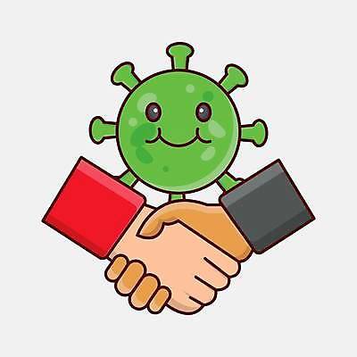 EPS 해외이미지 손 일러스트 거리 건강 경고 그래픽 금지 흰색 바이러스 질병 위험 사인 예방 감염 유지 떨림 고립 그만 전염병 해외일러스트 컬러 컨셉 의학 모션 신체부위 파일형식 벡터 사람 이미지허브