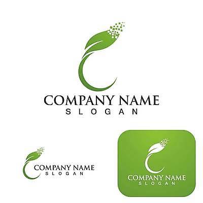 EPS 해외이미지 디자인 잎 일러스트 사람없음 초록색 심볼 에코 유기농 엘리먼트 해외일러스트 식물 웰빙 컬러 환경 파일형식 벡터 이미지허브