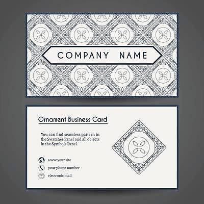 EPS 해외이미지 디자인 패턴 일러스트 명함 사람없음 회색 흰색 고급 스타일 해외일러스트 컬러 컨셉 무늬 파일형식 벡터 이미지허브