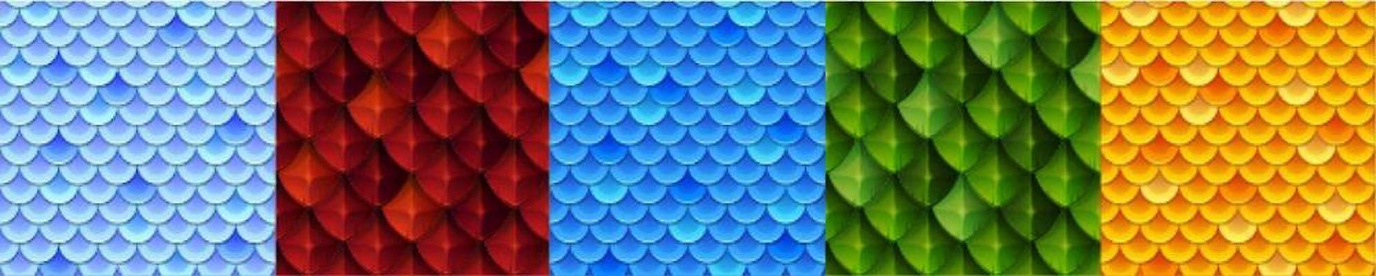 EPS 해외이미지 동물 디자인 백그라운드 패턴 신체 일러스트 파충류 벽지 지붕 추상 어류 그래픽 빨간색 초록색 파란색 세트 노란색 3D 게임 용 원형 뱀 황금 가죽 만화 피부 타일 공룡 질감 눈금 도마뱀 신화 공상 기하학 인어 갑옷 몬스터 인터페이스 반복 해외일러스트 도형 컬러 무늬 놀이 신체부위 수중동물 보호장비 디지털합성 파일형식 벡터 이미지허브