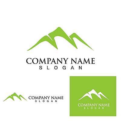 EPS 해외이미지 디자인 일러스트 산 사람없음 심볼 언덕 에코 엘리먼트 해외일러스트 환경 파일형식 벡터 이미지허브