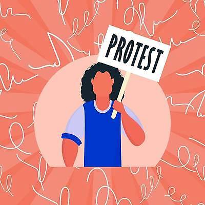 EPS 해외이미지 디자인 배너 남자 백그라운드 컨셉 일러스트 간판 프레임 한명 성인 팻말 잡기 발표 메시지 플랫 사인 보여주기 시위 항의 얼굴없음 성인남자한명만 해외일러스트 1 모션 사람 남자한명만 성인남자만 파일형식 벡터 이미지허브