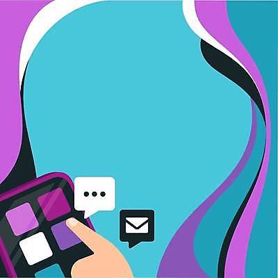 EPS 해외이미지 손 백그라운드 말풍선 일러스트 프레임 신체부위 스마트폰 메시지 카피스페이스 해외일러스트 사람 핸드폰 스마트기기 공백 파일형식 벡터 이미지허브