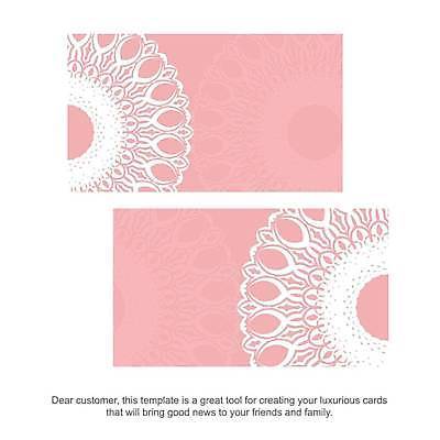 EPS 해외이미지 문양 분홍색 일러스트 프레임 사람없음 세트 화려 고급 빅토리아 카피스페이스 해외일러스트 레이스천 컬러 컨셉 공백 직물 파일형식 벡터 이미지허브