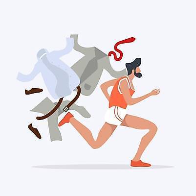 EPS 해외이미지 전신 남자 셔츠 일러스트 한명 정장 성인 운동복 달리기 벨트 비즈니스맨 벗기 바쁨 달리기선수 얼굴없음 성인남자한명만 해외일러스트 1 잡화 옷 상의 비즈니스 모션 사람 직장인 육상선수 남자한명만 성인남자만 파일형식 벡터 이미지허브