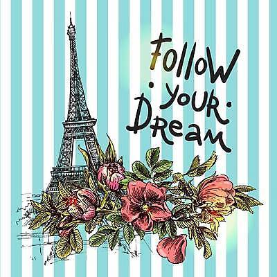 EPS 해외이미지 디자인 꽃 일러스트 사람없음 에펠탑 엘리먼트 파리(프랑스) 해외일러스트 식물 파리 랜드마크 파일형식 벡터 이미지허브