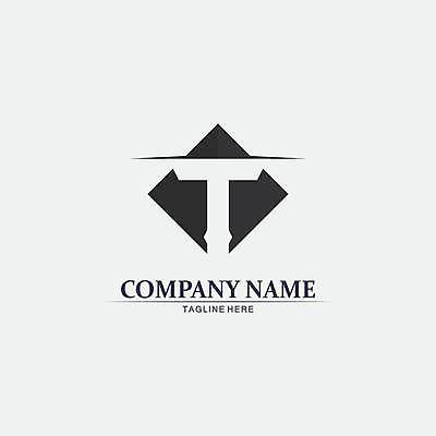 EPS 해외이미지 디자인 일러스트 사람없음 검은색 심볼 T 해외일러스트 알파벳 컬러 파일형식 벡터 이미지허브