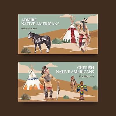 EPS 해외이미지 전신 전통 일러스트 사람 성인 두명 걷기 사막 말_동물 인디언 원주민 깃털 토템상 성인만 인디언텐트 해외일러스트 포유류 모션 텐트 아메리카 조각상 아프리카인 파일형식 벡터 이미지허브