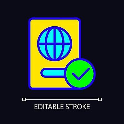 EPS 해외이미지 클립아트 디자인 선 여행 컨셉 일러스트 교통시설 미술 안전 픽토그램 검은색 웹 어둠 플랫 보호 만화 심볼 문서 보안 여권 윤곽 네온 승객 시민 고립 신분증 얇은 엘리먼트 제어 테마 활자 방식 세관 국경 해외일러스트 컬러 교통 인터넷 문화예술 시설 국민 증명서 활자판 파일형식 벡터 관세청 이미지허브