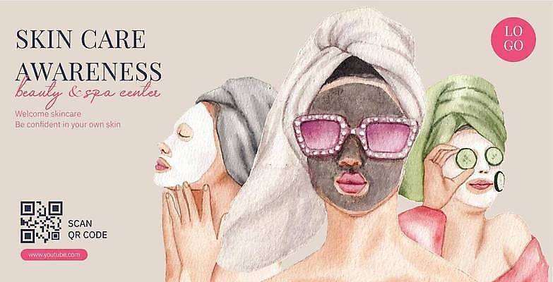 EPS 해외이미지 여자 일러스트 광고판 들기 상반신 성인 세명 선글라스 스파 피부 향수 로션 스킨케어 샴푸 마스크팩 QR코드 오이팩 성인여자만 해외일러스트 안경 모션 알림판 사람 신체부위 위생용품 뷰티 화장품 팩 판 여자만 성인만 파일형식 벡터 이미지허브