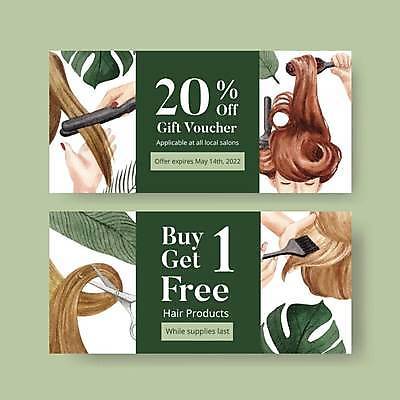 EPS 해외이미지 여자 얼굴 일러스트 한명 성인 신체부위 머리카락 머리 유행 상점 붓 머리빗 미용실 이발 상품권 성인여자한명만 해외일러스트 1 사람 미용용품 뷰티샵 여자한명만 성인여자만 파일형식 벡터 이미지허브