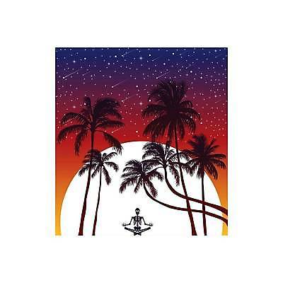 EPS 해외이미지 디자인 별 바다 일러스트 해골 사람없음 야자수 태양 유성 심볼 가부좌 해외일러스트 자연요소 나무 뼈 앉기 파일형식 벡터 이미지허브