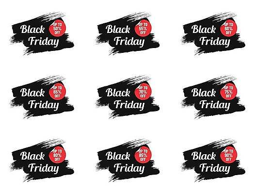 EPS 해외이미지 스티커 일러스트 붓터치 사람없음 세트 라벨 세일 퍼센트 심볼 프로모션 해외일러스트 프레임 이벤트 특수기호 파일형식 벡터 이미지허브