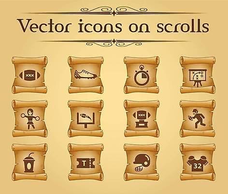 EPS 해외이미지 음료 일러스트 사람모양 사람없음 세트 갈색 미식축구 빈티지 헬멧 두루마리 심볼 치어리더 럭비공 럭비선수 미식축구선수 스크롤 스톱워치 양피지 해외일러스트 모양 시계 컬러 컨셉 공 운동선수 구기 보호장비 럭비용품 파일형식 벡터 이미지허브