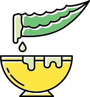 EPS 해외이미지 무료이미지 잎 일러스트 사람없음 뷰티 화장품 알로에 알로에젤 해외일러스트 식물 젤 파일형식 벡터 무료콘텐츠 이미지허브