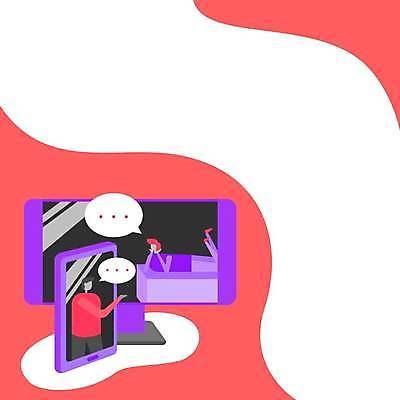 EPS 해외이미지 여자 남자 백그라운드 말풍선 일러스트 프레임 성인 두명 스마트폰 성인만 카피스페이스 해외일러스트 사람 핸드폰 스마트기기 공백 파일형식 벡터 이미지허브