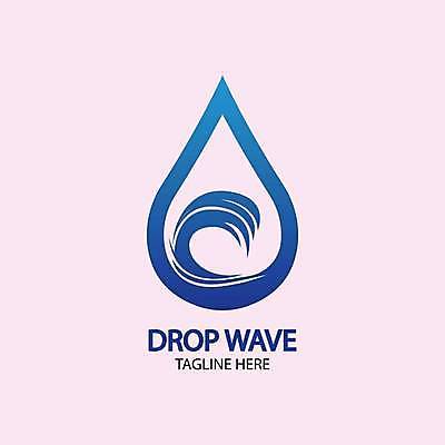 EPS 해외이미지 디자인 파도 일러스트 추상 사람없음 파란색 물방울무늬 심볼 웨이브 해외일러스트 바다 컬러 무늬 파일형식 벡터 이미지허브