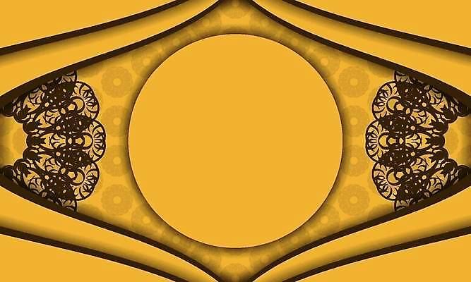 EPS 해외이미지 디자인 백그라운드 패턴 일러스트 사람없음 노란색 화려 해외일러스트 컬러 컨셉 무늬 파일형식 벡터 이미지허브