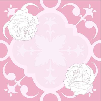 EPS 해외이미지 꽃 분홍색 일러스트 사람없음 장미 라인아트 꽃프레임 해외일러스트 식물 선 컬러 프레임 파일형식 벡터 이미지허브