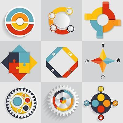 EPS 해외이미지 디자인 일러스트 비즈니스 사람없음 그래픽 인포그래픽 원형 퍼즐 나침반 톱니바퀴 엘리먼트 해외일러스트 도형 파일형식 벡터 이미지허브